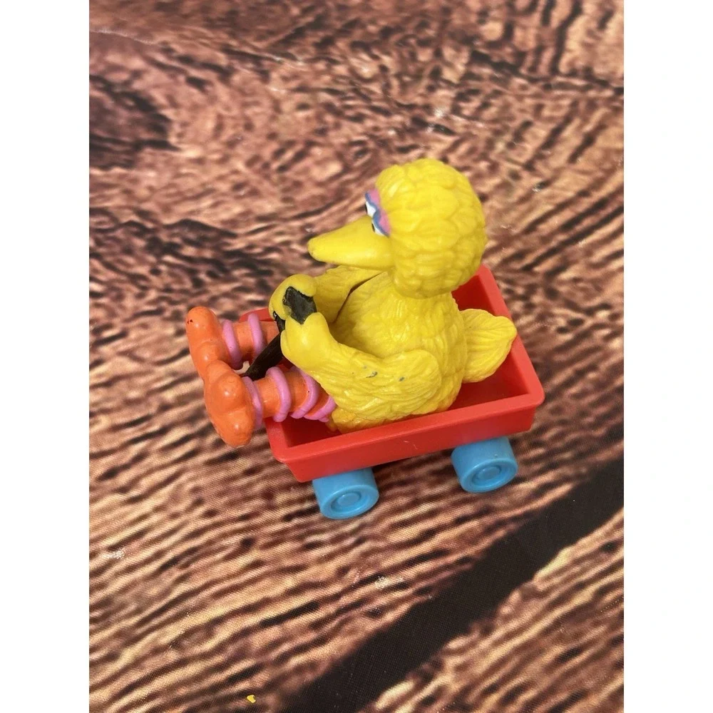 Vintage Sesame‎ Street Big Bird PVC Figure 1980s Toy Applause Tyco Rare
